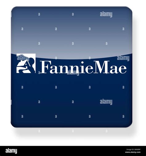 Fannie Mae Logo As An App Icon Clipping Path Included Stock Photo Alamy