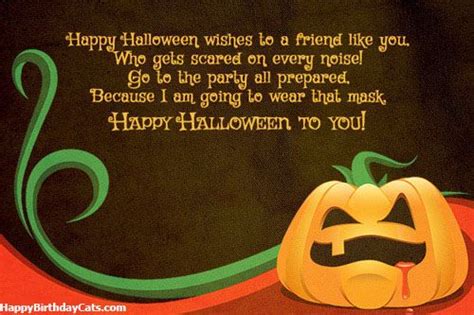 Happy Halloween Wishes To A Friend Like You Halloween Quotes