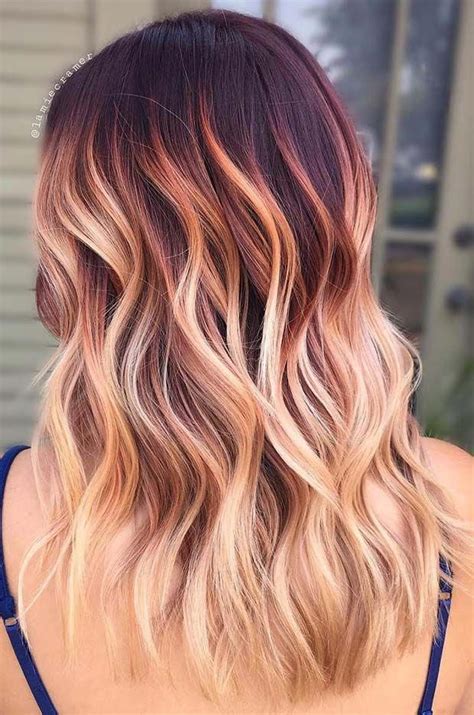 Best Fall Hair Colors Ideas For Page Of StayGlam Ombre Hair Blonde Hair