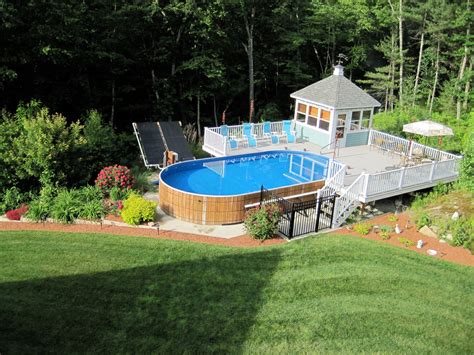 14 Above Ground Pool Landscaping Ideas Youll Want To Copy Bob Vila