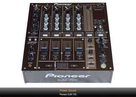 Pioneer Djm 700 Dj Mixer Power Sound