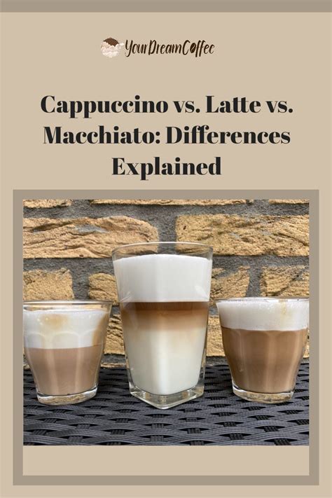 Cappuccino Vs Latte Vs Macchiato Differences Explained Macchiato