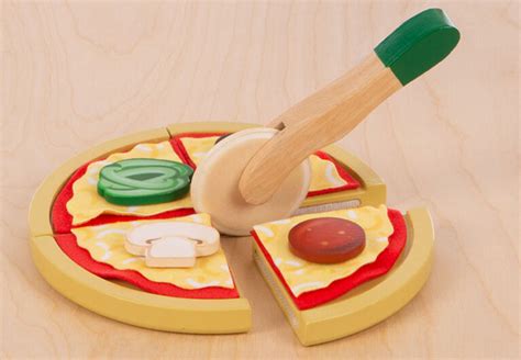 Melissa And Doug Top And Bake Wooden Pizza Counter Play Food Set Styles