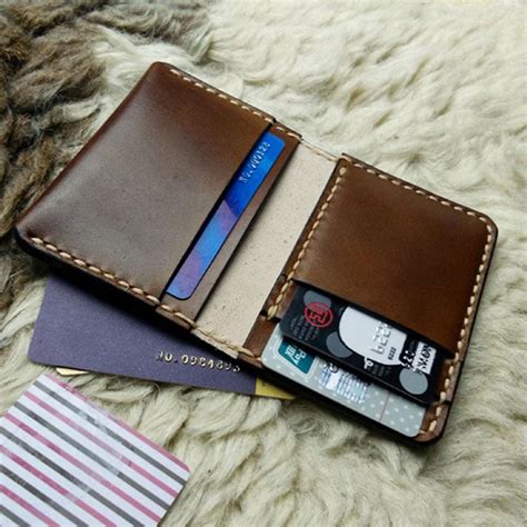 It's worth having a nice one, too—it's a small detail that elevates your entire look. Brown Leather Mens Slim Front Pocket Bifold Small Wallets ...