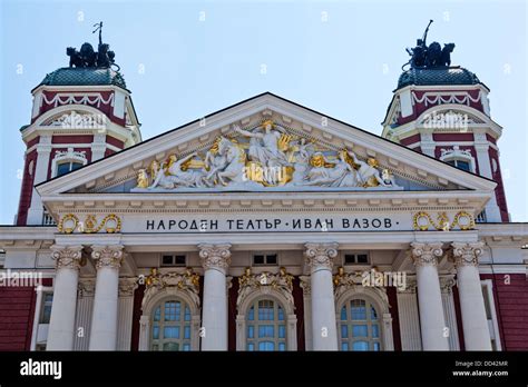 Ivan Vazov National Theatre In The Capital City Of Sofia Bulgaria