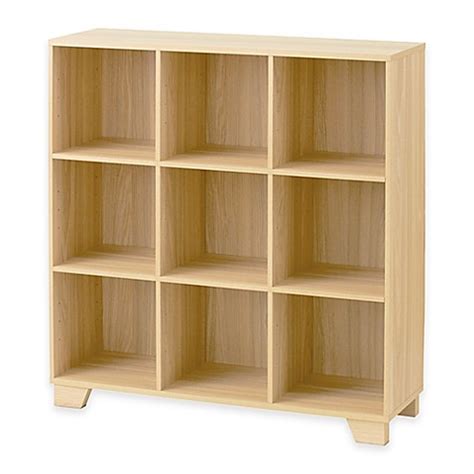real simple  cube storage unit  natural bed bath