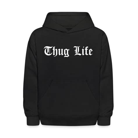 Thug Life Shirts Hats Beanies And More Thug Life Classic Hoodie Kids