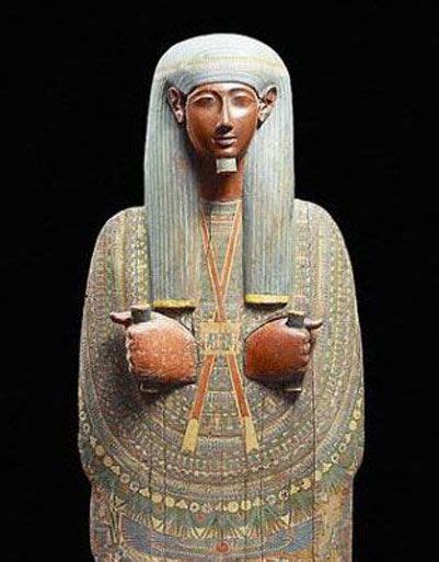 ancient egyptian sarcophagu lid ~ 1080 720 b c ~ from the fondation gandur pour l art ~ france