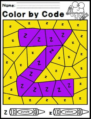 letter color  codes alphabet activities    practice  pages