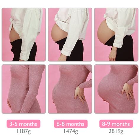Justtoyou Fake Pregnant Belly For Months Fake Belly Costume With M