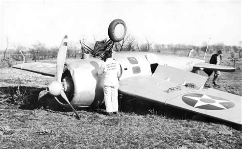 Asisbiz Grumman Xf4f Landing Mishap During Testing 1938 01