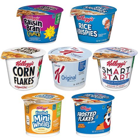 Kelloggs Classic Cereal In A Cup Assortment Pack 60 Ct Walmart