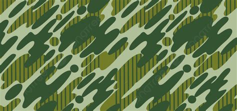 Green Watercolor Line Camouflage Military Texture Background