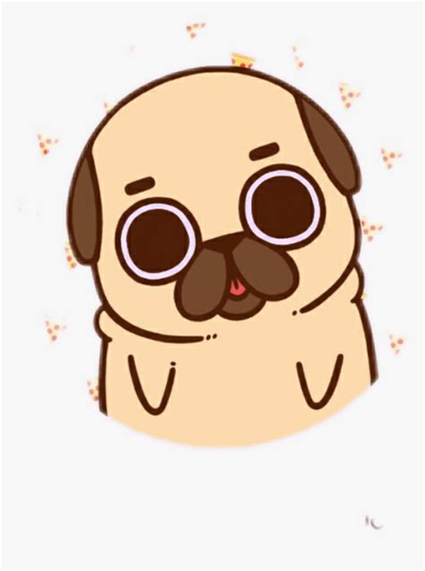 Kawaii Cute Puppy Drawings Clipart Png Download Pug Drawing