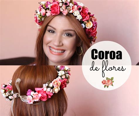 Como Fazer 4 Coroas De Flores Inventando Moda Boca Rosa Coroa