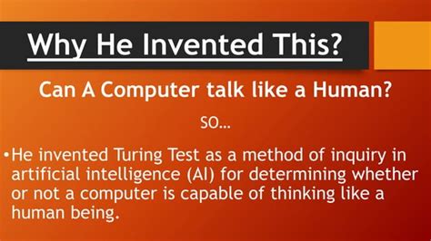 turing test ppt