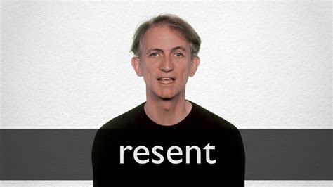 How To Pronounce Resent In British English Youtube