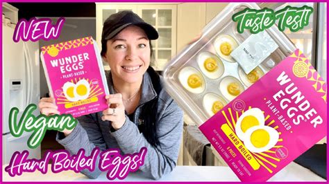 New Vegan Hard Boiled Eggs Wunder Egg Taste Test Youtube