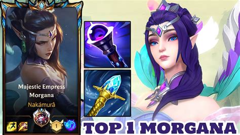 Wild Rift Top 1 Morgana Majestic Empress New Skin Gameplay Rank