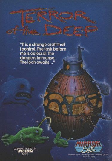 Terror From The Deep 1983kayde Software A Rom Zx Spectrum