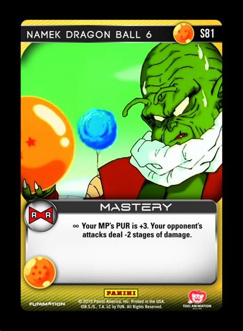 For the planet's native populace , see namekian. Namek Dragon Ball 6 DBZ TCG Card Text, Data, and Image ...