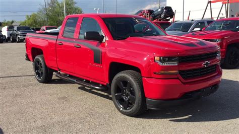 2017 Chevrolet Silverado 1500 Custom 4wd Crew Cab Red Hot Roy Nichols