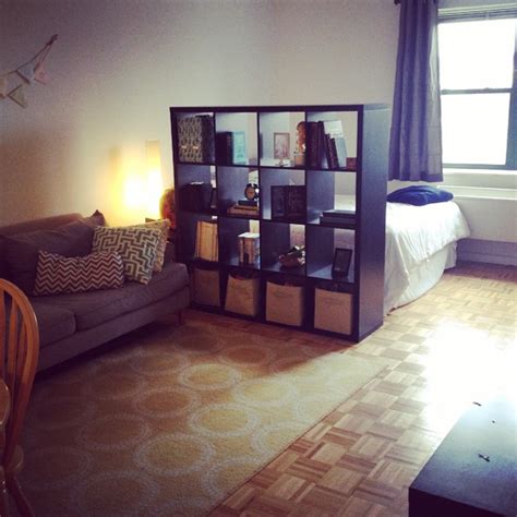 Divide Your Studio Apartment With An Ikea Shelving Unit Nyc