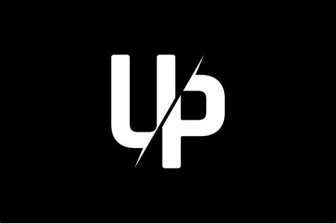 Monogram UP Logo Design Graphic By Greenlines Studios Creative Fabrica