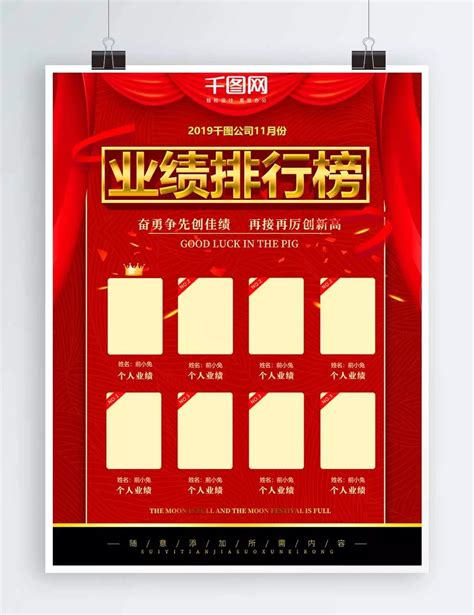 Golden Three Dimensional Word Performance Ranking Poster Template