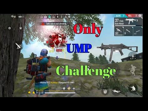 Only Ump Challenge In Clash Squad Free Fire Gaming With Legend