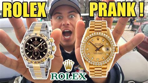 20000€ Rolex Uhr Geklaut 😖 Prank Youtube