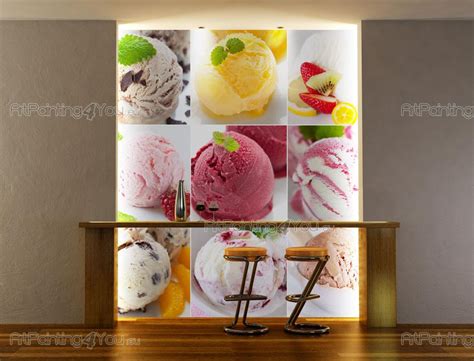 Wall Murals And Posters Ice Cream Artpainting4youeu Mcg1027en