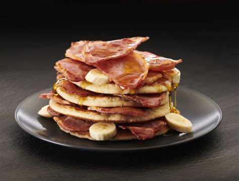 Pancake Stack With Bacon | Simon Howie Recipes