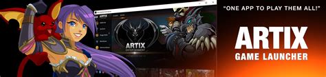 Play your favorite classic Artix Entertainment Games on the Artix Launcher!