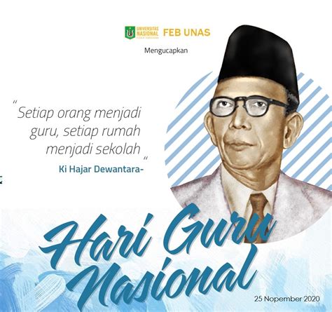 Selamat Hari Guru Nasional 2020 Fakultas Psikologi Universitas