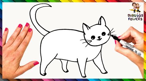 Como Dibujar Un Gato Como Dibujar Un Gatito Kawaii 191 Aprendemos A