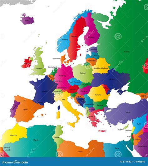 Map Europe Countries Stock Illustrations 29295 Map Europe Countries