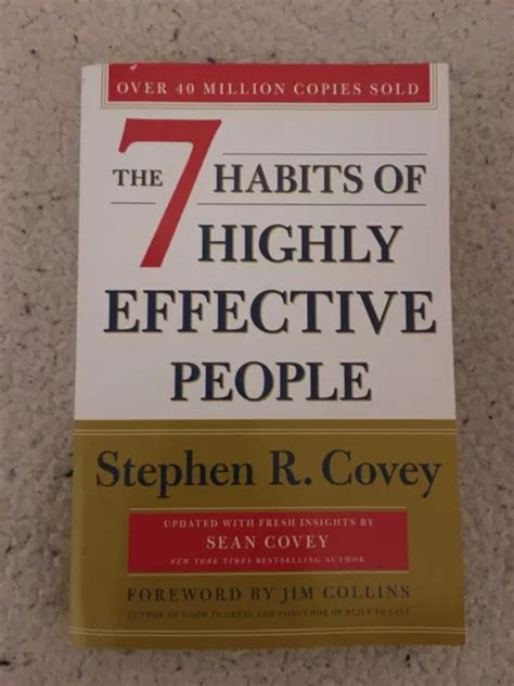 THE SEVEN HABITS of Highly Effective People - Stephen R Covey (Never ...