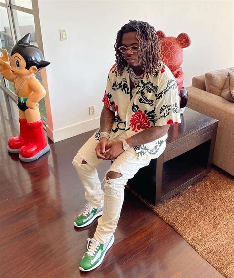 Gunna Outfit Sneakers Outfit Men Streetwear Men Outfits Stylish Mens Outfits