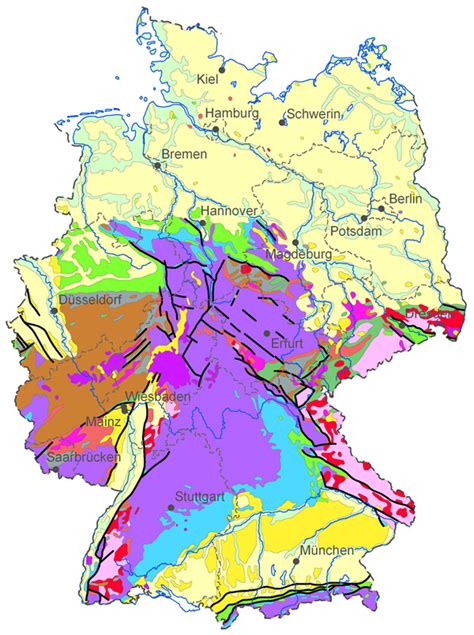 Bgr Geological Information Geology Of Germany