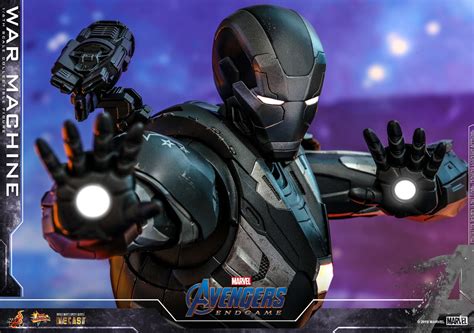 Avengers Endgame War Machine And Hawkeyeronin Figures By Hot Toys