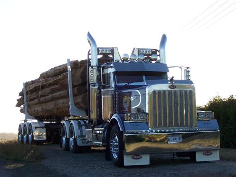 Peterbilt 389 Logging Big Trucks Kenworth Trucks Peterbilt Trucks