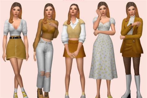 The Sims 4 Lookbook Maxis Match Alanis Micat Game Download Mm