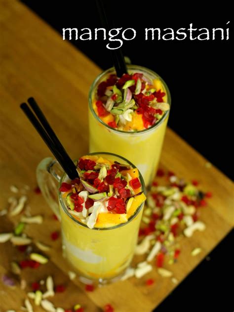 Mango Mastani Recipe Mango Milkshake With Icecream Recipe