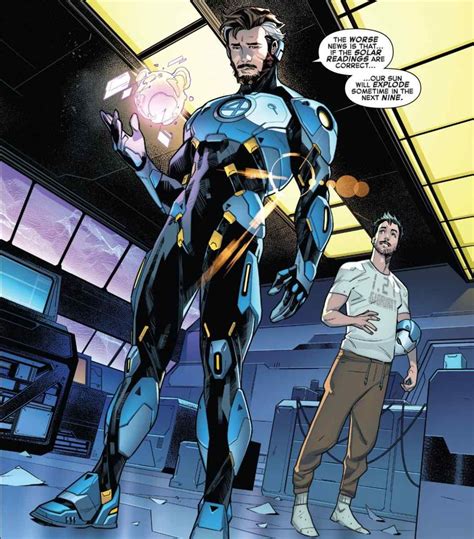 Iron Man Builds New Suit Of Armor For One Of The Fantastic Four