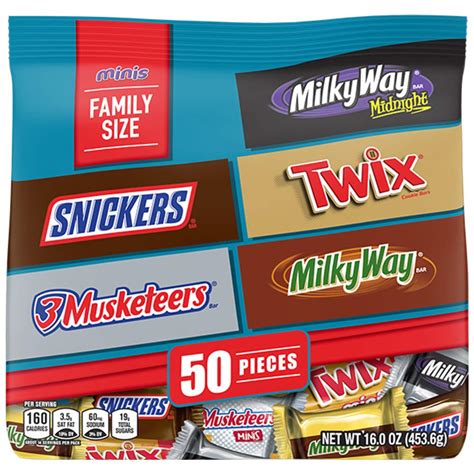 Mars Chocolate Favorites Minis Size Candy Bars Variety Mix