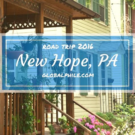 New Hope Pa Is On The West Side Of The Delaware River In Bucks County