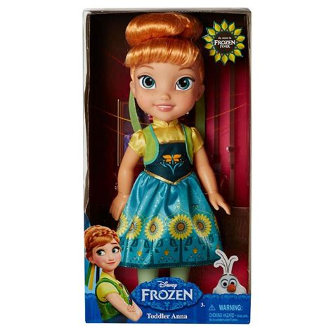 Disney Frozen Fever Toddler Doll Anna In Sunflower Dress Anna Doll