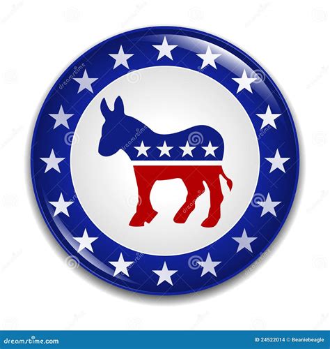 Democratic Party Logo Badge Editorial Stock Image Image 24522014