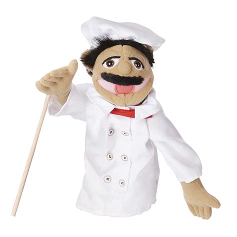 Buy Melissa And Doug Chef Puppet Al Dente With Detachable Wooden Rod